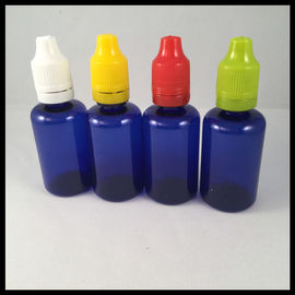 چین بطری های پلاستیکی 30 میلی لیتری آبی بطری های Dropper PET Dropper E Cig Liquid مایعات تامین کننده