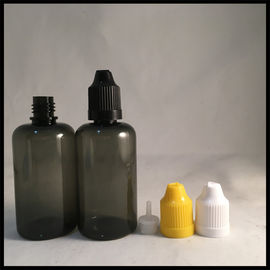 چین بطری های Dropper Dark 50 PET ، بطری های Dropper قابل فشار با شفاف سیاه تامین کننده