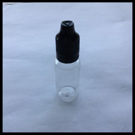 چین بطری های مایع شفاف PET E 15ml قطره قطره ای باریک و بلند با درپوش تمیز کننده ضد کودک تامین کننده