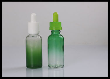 چین بطری های Dropper Glass Glass Essential Oil Grady E Juquid E juice 30ml Green تامین کننده