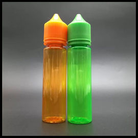 چین ظروف مایع بخار سبز و نارنجی رنگی 60ml بطری قطره پلاستیک 60ml تامین کننده