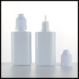 چین بطری های مایع سفید PET E ، بطری های پلاستیکی چشم 30 میلی متر کلاه ضد آب کودک تامین کننده