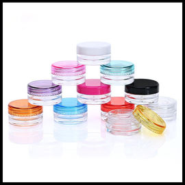 چین ظروف آرایشی و بهداشتی شیشه های پلاستیکی 3 گرم حجم 5 قوطی پلاستیک سایه چشم تامین کننده