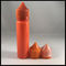 بطری های کوچک پلاستیکی نارنجی نارنجی ، بطری قطره ای 60 میلی لیتری سفارشی دور 60ml تامین کننده