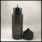 بطری های قطره ای تک شاخ سیاه 120 میلی لیتر برای سلامتی و ایمنی مایع بخار غیر سمی تامین کننده