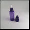 بطری قطره پلاستیک بنفش 20 میلی لیتری ، بهداشت و ایمنی PET Ejuice Dropper Dropper Oil تامین کننده