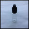 بطری های مایع شفاف PET E 15ml قطره قطره ای باریک و بلند با درپوش تمیز کننده ضد کودک تامین کننده