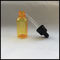 درجه مواد غذایی بطری های پیپت پلاستیکی نارنجی برای بسته بندی طعم دهنده مایع تامین کننده