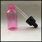 بطری پیپت پلاستیکی صورتی پت 30ml برای بسته بندی لوازم آرایشی و بهداشتی عملکرد عالی در دمای پایین تامین کننده