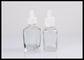 بطری های شیشه ای روغن ضروری مربعی شکل 30ml E ظروف شیشه ای مایع شکل دور تامین کننده