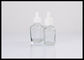 بطری های روغن ضروری شیشه ای کهربا مربعی 30ml E آب بطری های شیشه ای استفاده از سرم تامین کننده