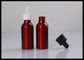 بطری های روغنی فله ای با استاندارد بالا ، بطری های شیشه ای قرمز / کهربا برای روغنهای اساسی تامین کننده