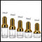 بطری های شیشه ای پاک کننده حمل آسان با درپوش درب طلای / نقره ای تامین کننده