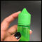 ظروف مایع بخار سبز و نارنجی رنگی 60ml بطری قطره پلاستیک 60ml تامین کننده
