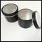 ظروف آرایشی و بهداشتی با دوام آلومینیوم با دوام 120 گرمی کوزه شیشه ای قوطی فلزی سیاه قوطی تامین کننده