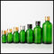 بطری های شیشه روغن ضروری روغن زیتون تصویب TUV درپوش سرپیچی اثبات کننده چمدان گرد سبز تامین کننده
