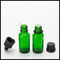 بطری های شیشه ای روغن ضروری سبز 20ml قابل بازیافت مواد قابل بازیافت BPA رایگان تامین کننده