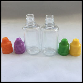 چین بطری های 30 میلی لیتری آب میوه ای Vape بطری های پلاستیکی ضد انعطاف پذیر PET تامین کننده