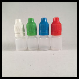 چین کلاه های رنگارنگ درپوش پلاستیکی 5ml بطری پلاستیکی ، بطری های قطره ای مقاوم به کودک HDPE تامین کننده