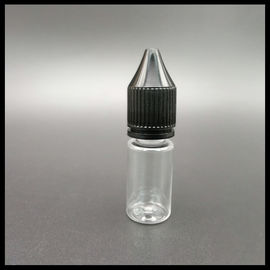 چین بطری های پلاستیکی 10 میلی لیتری RV یک شاخه ، بطری قطره ای تک شاخ سیاه برای مایعات E تامین کننده