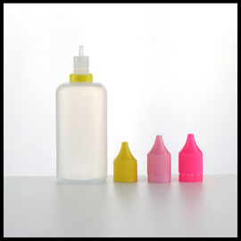 چین 100ml LDPE پلاستیک طراحی جدید بطری های Vape Safty Caps Saf PE ، شفاف رنگ تامین کننده